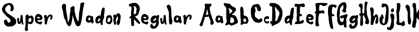 Super Wadon font download