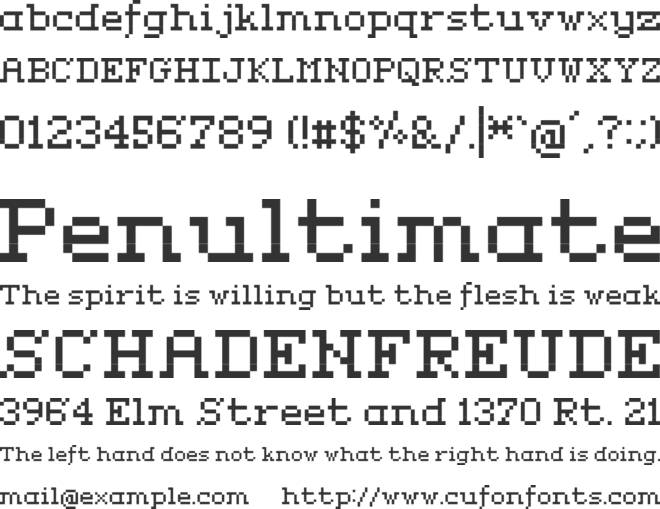 Rififi Serif font preview