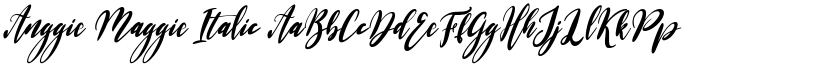 Anggie Maggie Italic font