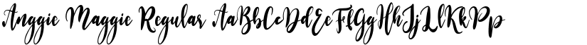Anggie Maggie Regular font