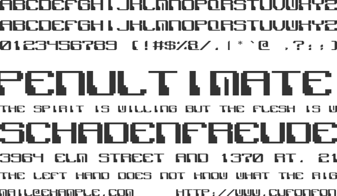 Polix Mono font preview