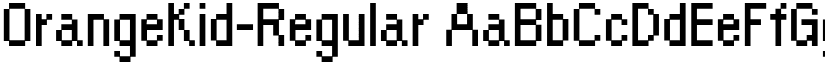 OrangeKid-Regular font