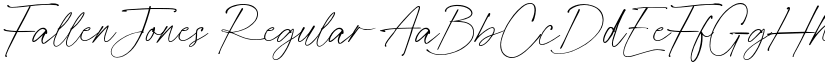 FallenJones Regular font