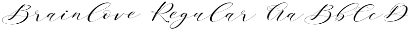 Brainlove Regular font