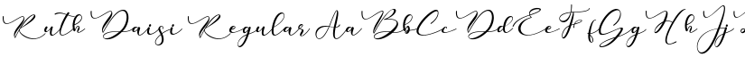 Ruth Daisi Regular font