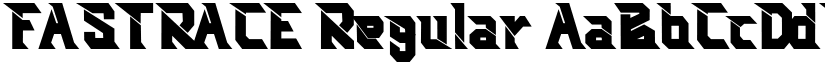 FASTRACE Regular font