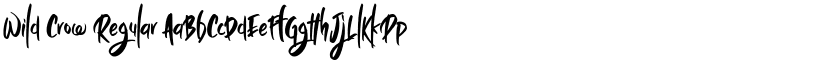 Wild Crow Regular font