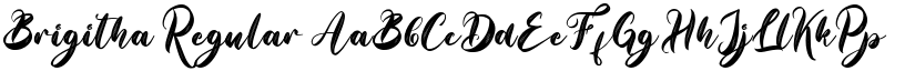 Brigitha Regular font