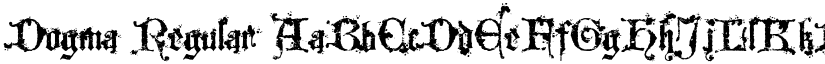 Dogma Regular font