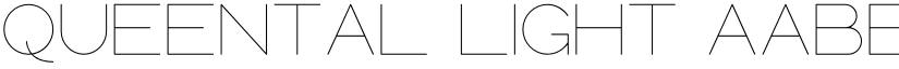 Queental Light font
