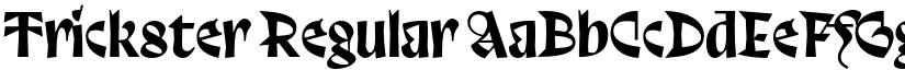 Trickster Regular font