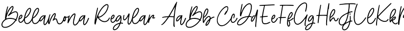 Bellamona Regular font