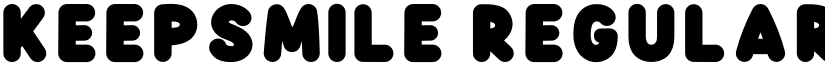 Keepsmile Regular font