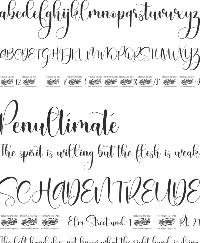 Sweetie__Moment font preview