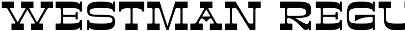 Westman Regular font