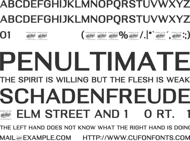 Deloire font preview