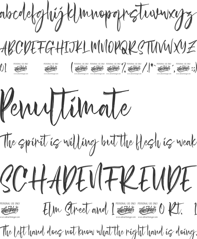 Antiquesta font preview