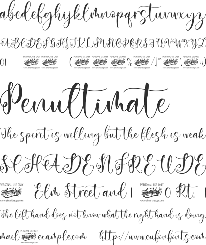 Beautimy font preview