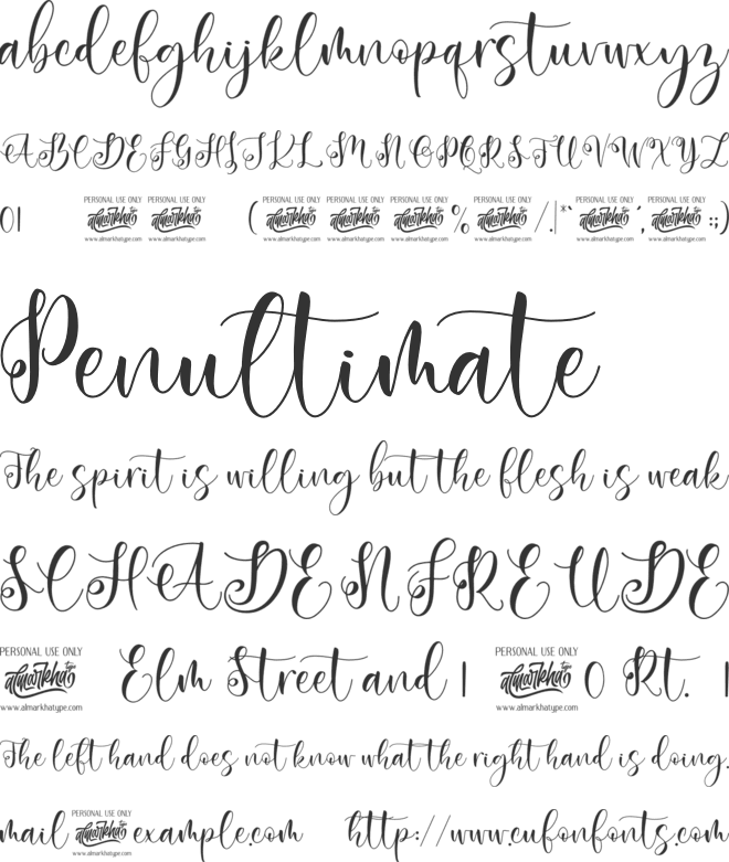 Beautimy font preview