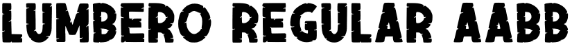 Lumbero Regular font