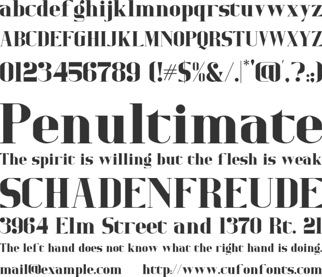 Refita font preview