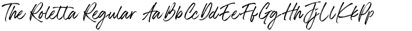The Roletta Regular font