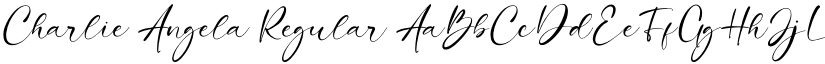 Charlie Angela Regular font