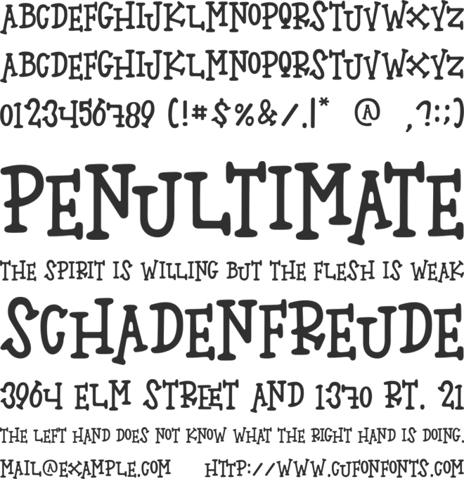 Pirate Jack font preview
