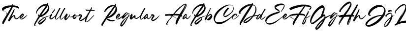 The Billvort font download