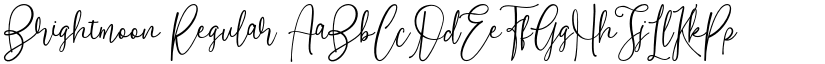 Brightmoon Regular font