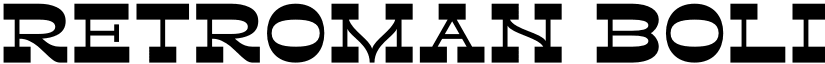 Retroman Bold font