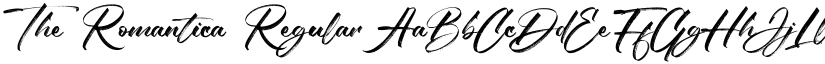 The Romantica Regular font