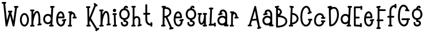Wonder Knight Regular font