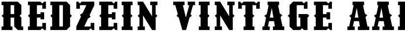 Redzein Vintage font