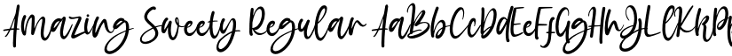 Amazing Sweety Regular font