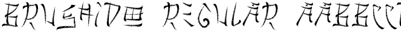 Brushido Regular font