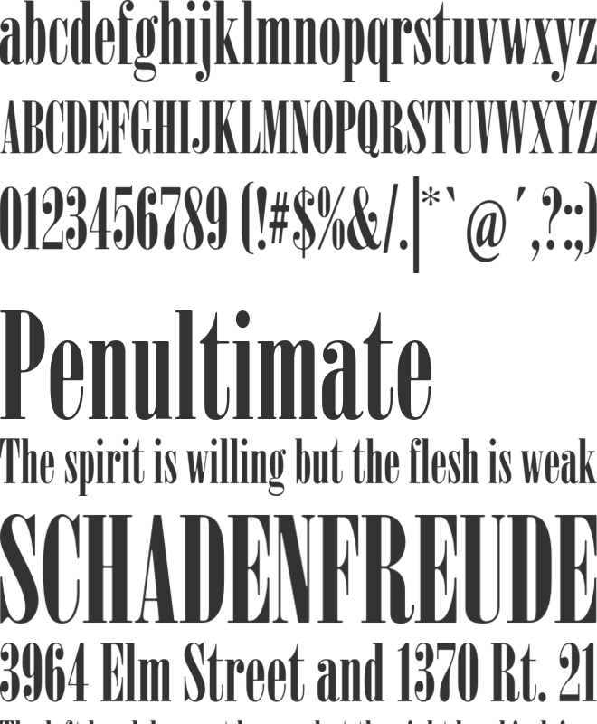 Sardonyx font preview