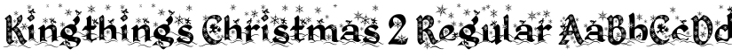 Kingthings Christmas 2 Regular font