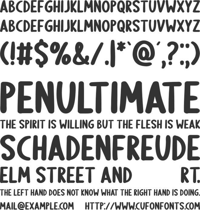 Hardy Mind font preview