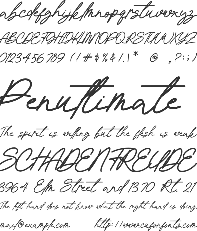 Rastella font preview