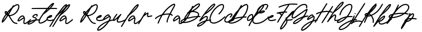 Rastella Regular font