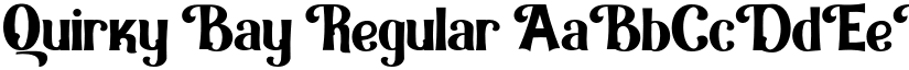 Quirky Bay Regular font