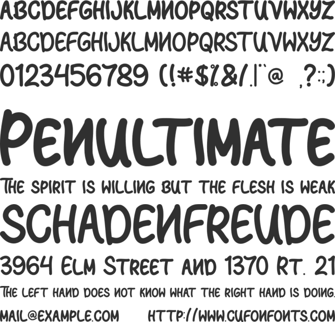 Sun Summer - Personal Use font preview