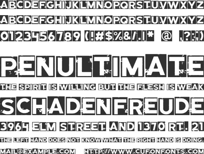 Eighty-Eight font preview