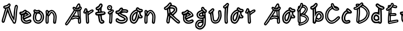 Neon Artisan Regular font