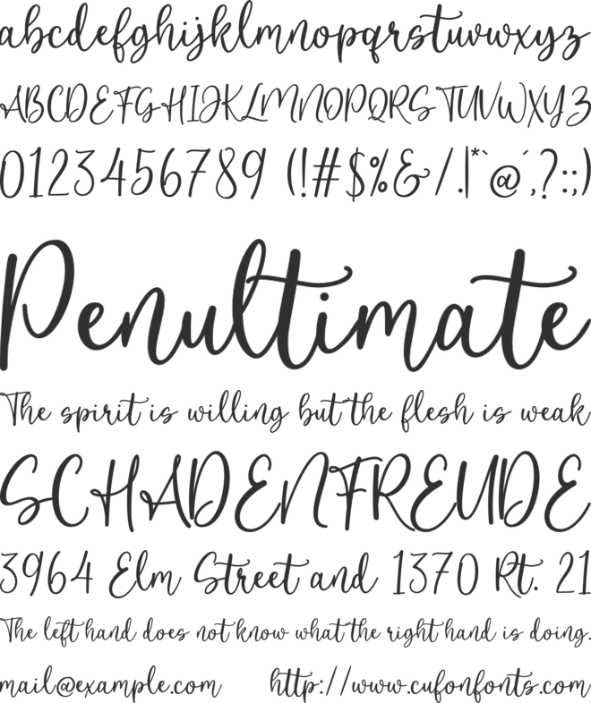 Goodest font preview