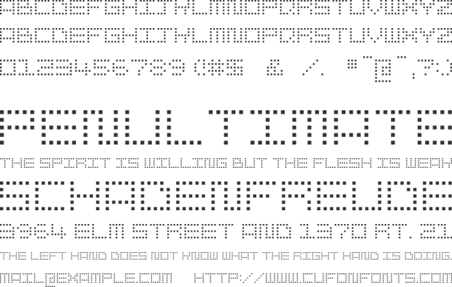 Snapix font preview