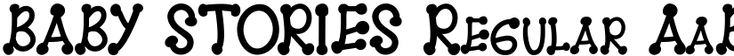 BABY STORIES Regular font