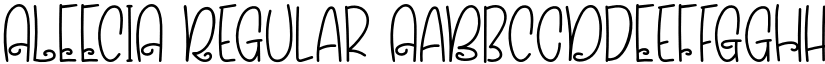 ALEECIA font download