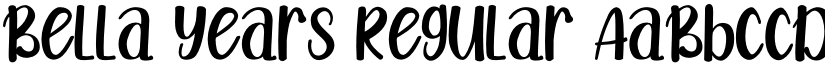 Bella Years Regular font